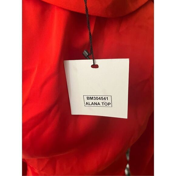 STEVE MADDEN RED BUTTON DOWN DRESS SHIRT - Picture 4 of 5